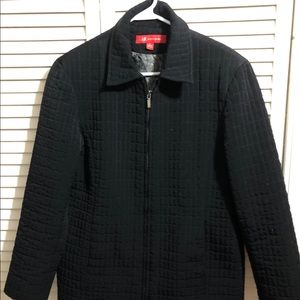 Anne Klein Quilted Black Jacket
